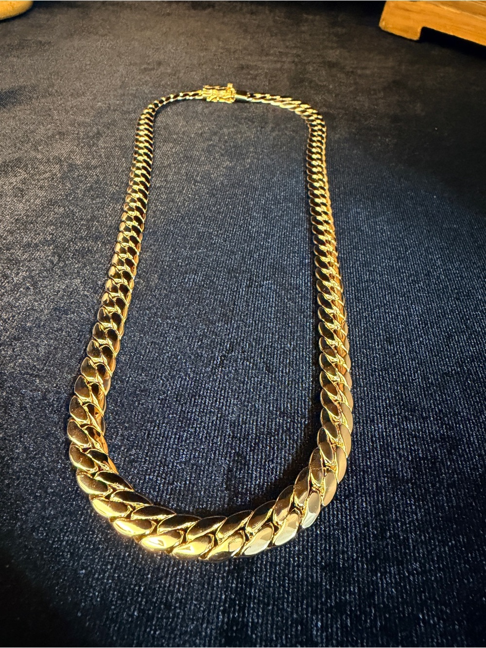 Miami Cuban 14K Stamped Gold Filled 22in 8MM necklace w/box lock BRAND NEW